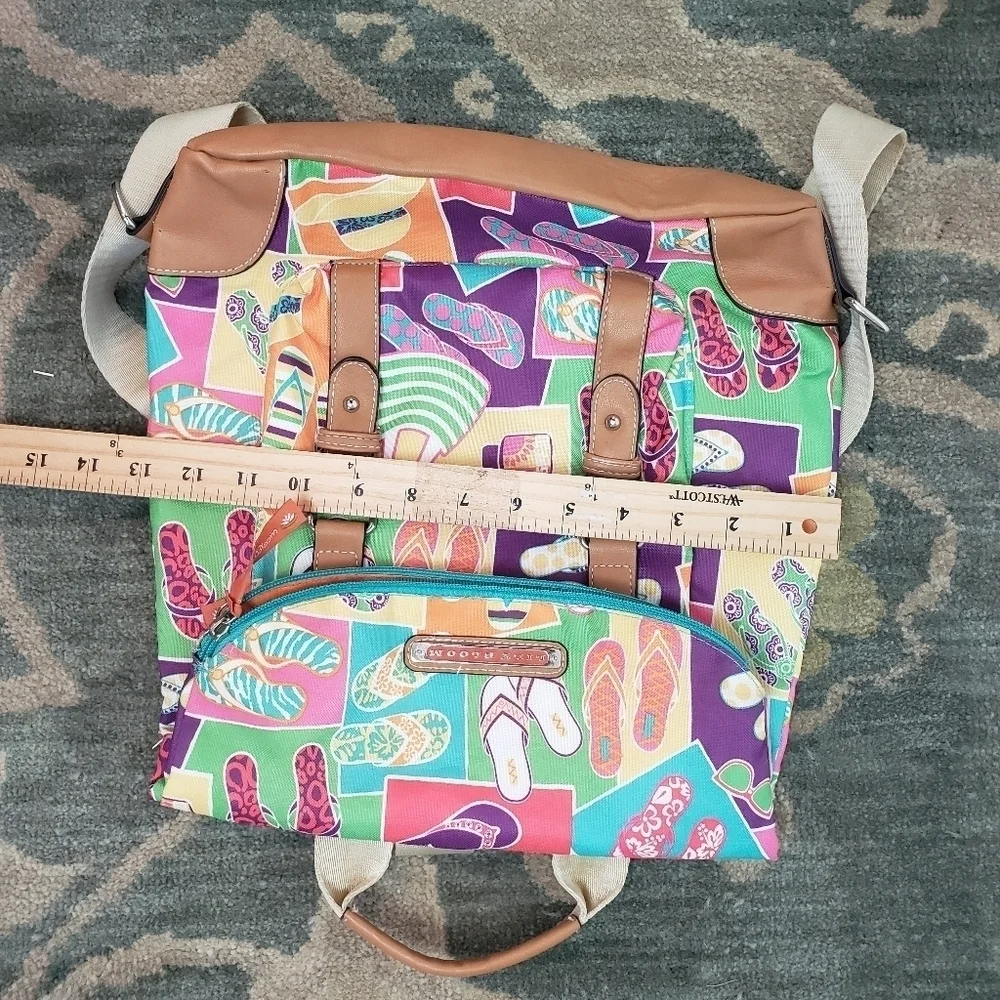 Lily‎ Bloom Flip Flops Beachy Backpack Bag